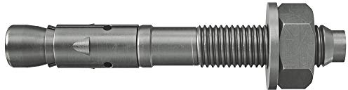 fischer FAZ II 6/20 R - Bolt Anchor for Attaching Cable Trays, Pipe Trays, Wood Constructions in Concrete, with Approval, Stainless Steel - Pack of 50 - Item No. 542624