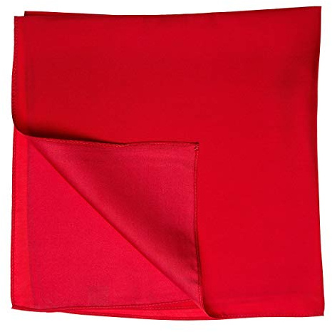 Tinitex Nickituch Seidentuch rot tiefrot Twillseide 53x53cm