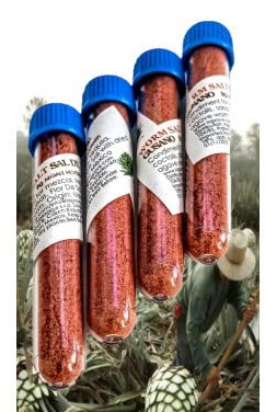 4 x Agave Wurm Salz aus Mexiko.