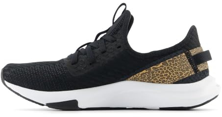 New Balance Women's DynaSoft Nergize Sport V2 Cross Trainer, Black/White/Brown, 9 W