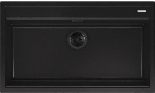 SMEG VSGX860MN, Lavandino della cucina QUADRA, Black mat