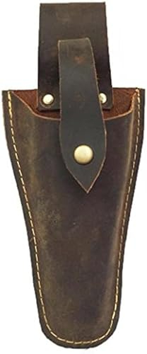 Secateurs Holster,Tool Belt Pouch,Durable Leather Sheath Pouch Holder Gardening Tools Holster Belt Case for Garden Pruning Pliers Shears Scissors or Knife,Tools Gifts for Men Dad Husband Boyfriend Him