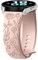 Silicone Bracelet pour Garmin Venu 2S/Vivomove 3S/Vivoactive 4S, Forerunner 255S/265S, 18mm Flower Sport Bracelets de Remplacement pour Huawei Watch 5 42mm/GT 5/Pro 42mm/GT 4 41mm