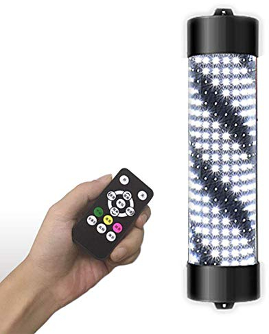 Luz LED para Poste de Peluquero de 25 '' con Control Remoto Inteligente Peluquería Peluquería Letrero Abierto Iluminador Tiras LED Rojas, Blancas y Azules giratorias IP44 a Prueba de Agua