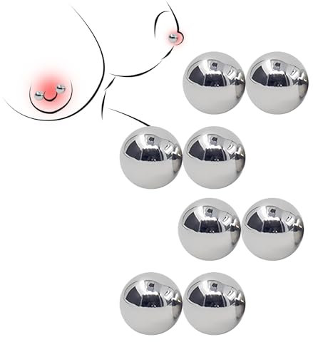 Morsetto per capezzoli da donna, 8 pezzi morsetti per capezzoli e labbra gioielli intimi morsetti per capezzoli da donna morsetti per il seno morsetti per capezzoli morsetti per il clitoride per lei u