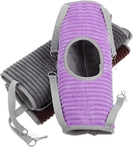 ROMISBABA 3stücke Haustierkäfig-hängebett-hängematte Gemütlicher Eichhörnchentunnel Kleintiertunnel Hamsterkäfig-bettwäsche Kleintier-käfigzubehör