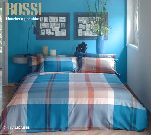 Bossi ALICANTE 7441, parure copripiumino Matrimoniale - escluso sotto con angoli