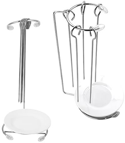 Homoyoyo 2ensembles Barbecue Suspendues Acier Inoxydable Avec Supports Pour Aliments à Griller Suspendues Pour Barbecues