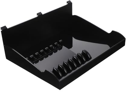 Gogogmee Salon Scissor Holder Storage Tray for Hairdressing Combs and Scissors Compact and Sturdy Organizer Box for Barbershop Accessories and Hair Cutting Supplies