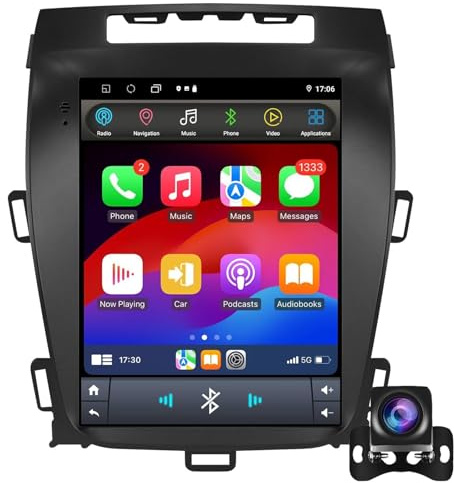 Estéreo Para Coche CarPlay De 9,7 Pulgadas Con Doble DIN Para O-pel Zafira C/Vauxhall Zafira C 2010-2016 Con Android Auto Radio GPS Bluetooth Mirror Link SWC Bluetooth FM SWC Cáma(Color:8-Core 6+128G)