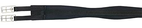 PFIFF 101301 Sangle de Selle rembourrée en Coton Noir 90 cm