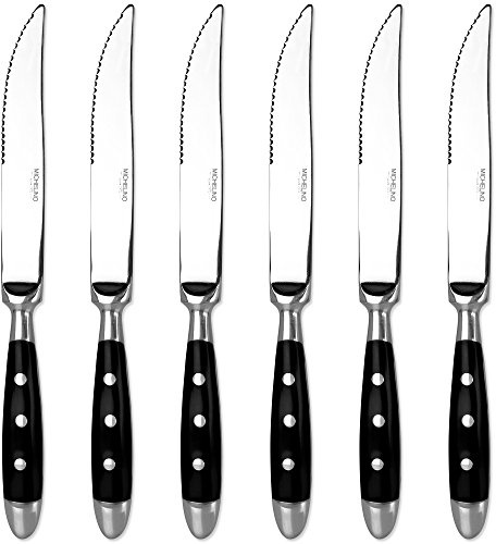 TW24 Set coltelli da Bistecca 6tlg. Bruxelles in Confezione Regalo – Coltello in Acciaio Inox – Grill Coltello – Acciaio Inossidabile Coltelli da Bistecca