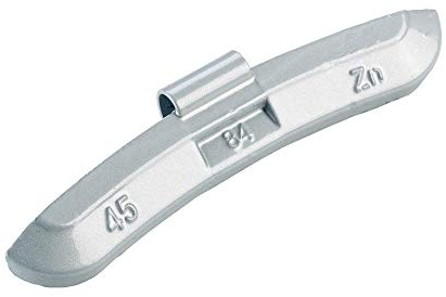 PERFECT EQUIPMENT Auswuchtgewichte Stahlfelgen Silber beschichtet 45g | Wuchtgewichte Schlaggewichte Stahlfelgen | Schlaggewichte Reifen