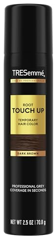 TRESemmé Temporary Hair Color Root Touch-Up Dark Brown Ammonia-free, Peroxide-free Root Cover Up Spray 2.5 Fl Oz