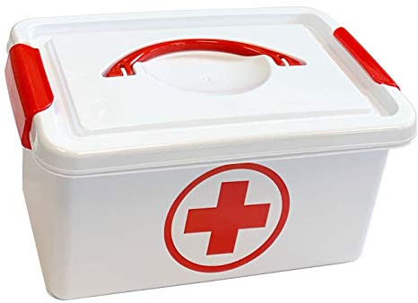 Plastic Forte Caja botiquín Primeros Auxilios con Tapa 4L. de Capacidad