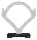effedielle Guarnizione in PVC bordo di battuta per finestre in alluminio,bordo bordatura per porte e infissi in alluminio art 1866 colore nero ideale per profili R40/50.rotolo cf da 16 metri