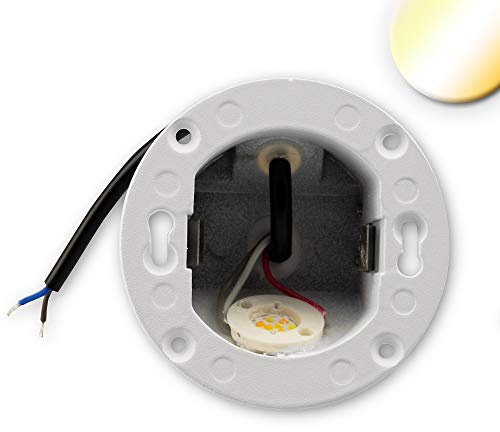 Outdoor LED Wandeinbauleuchte Sys-Wall68, 3W, IP44, ColorSwitch 3000K|4000K|6000K, inkl. Einputzdose