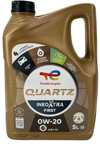 Total Xtra First Quarz ÖL FÜR Auto 5L QUARTZINEO 0W20, vergoldet ACTOIN0W205L