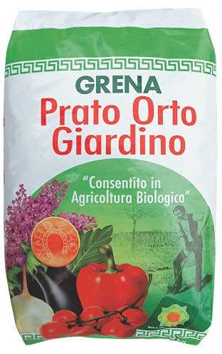 GRENA PRATO ORTO GIARDINO 10 KG Fertilizzante Concime Organico
