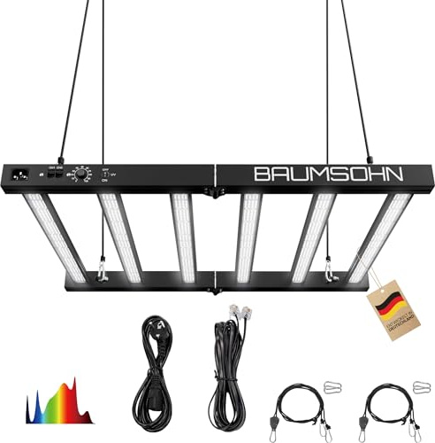 Baumsohn® ProLine GL7000W Vollspektrum LED Grow Light Pflanzenlampe mit LED Technologie Pflanzenlicht dimmbar mit 5 Jahre Herstellergarantie