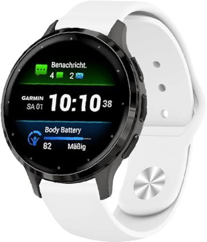 Ersatzarmband Silikon für Garmin Vivomove 4S,Vivoactive 3S,Venu 4 41mm/3S/2S, 18mm Sport Armbänder Uhrenarmband, Armband für Huawei Watch 5 42mm/GT 6/5/4 41mm