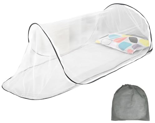 Pop-up Faltbares Moskitonetz Reise, Bett Moskitonetz Für Einzelbett, Ortable Feinmaschiges Bett Für Camping Hinterhöfe, Faltbares Reisezelt, Reise moskitonetz