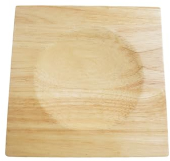 Mezzaluna Cutting Boards,Double-sided Slicing Charcuterie Board,Square Wooden Chopping Board(3.15 IN*3.15 IN) Concave Cutting Board, Wooden Serving Bowl for Mincing Herb n Vegetables