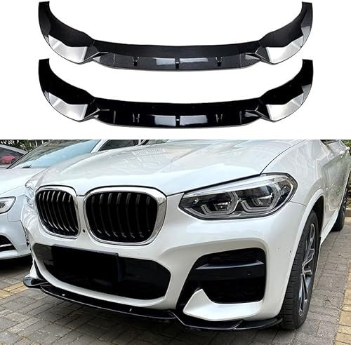 wengjun Auto Frontspoiler Lippe für BMW 3 Series 3er Serie 3 F30 2012-2019, Car Frontstoßstange Splitter Diffusor Modifikation Frontschaufel Dekoration Modified Zubehör