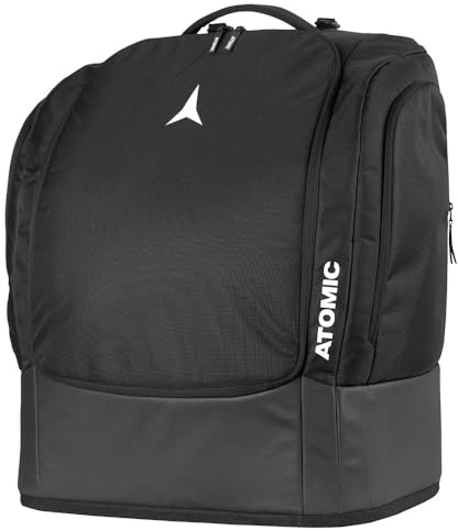 ATOMIC REDSTER Pack 100L I Hochwertige Skischuhtasche mit Helmfach I Wasserabweisender Skischuh-Rucksack aus 600D Polyestergewebe I Gepolsterte Skitasche mit Getränke- & Brillenfach