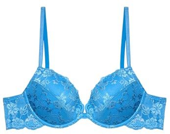 YAMAMAY - Reggiseno Push-up, Donna, Turchese