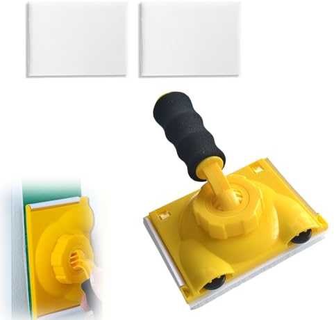 GXGM Paint Edger, Blocco per Pittura con Manubrio con Tampone di Vernice,Strumento per Pittori, Paint Pad Angolo di Regolazione Libero per Bordare la Vernice Strumento per Tagliare Pareti e Soffitti