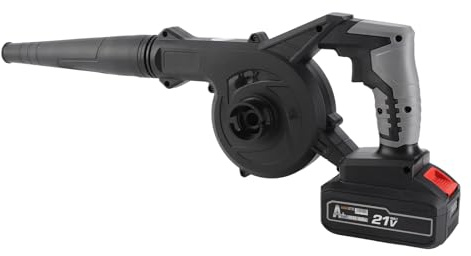 Fafeicy Blower sans Fil de Feuilles 2 en 1 Souffleur et Aspirateur avec Batterie de 4,0h 21000 TR/Min de Vitesse sans étape pour Les Cheveux de la Voiture de Jardin (Black)