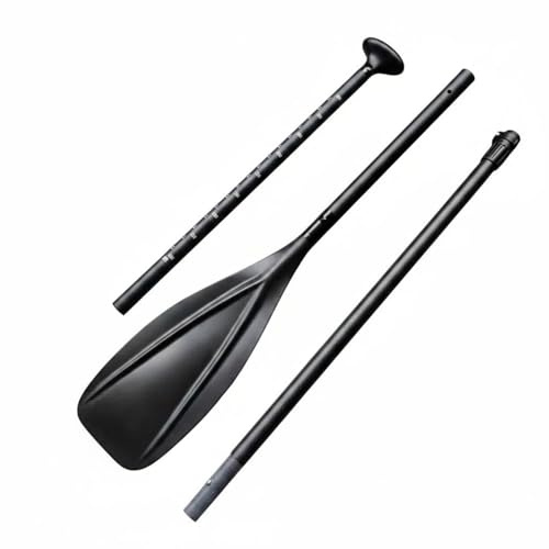 MERIGLARE Pagaye en Fibre de Carbone Kayak Pagaie Stand Up Paddle Aviron Démontable Trois Sections Rigidité Élevée Contrôle Confort Adapté aux Balades Nautiques Initiation Club de Pagaie