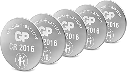 GP Lithium Pile 3V CR2016 - Lot de 5