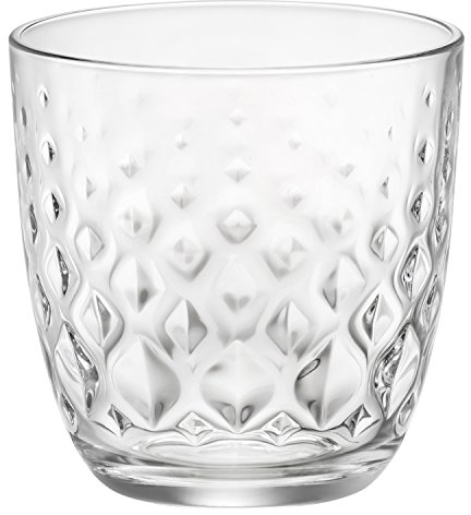 Bormioli Rocco Glit - Bicchiere per acqua, 295 ml, confezione da 6