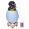 Dinosaurier lampe - USB wiederaufladbar kinder nachtlicht dino,16 Farben dinosaurier spielzeug Fernbedienung dinosaurier 3d lampe mit 4 Farbmodi und Holzsockel Geschenke für Kinder
