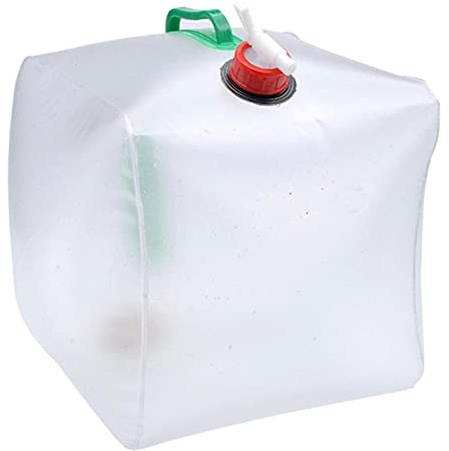 20L Faltkanister Faltbarer Wasserkanister Faltkanister Mit Hahn, Griff, Wasserkanister Camping, BPA-frei, Ungiftiger Eimer, Perfekt Für Camping, Wandern, Klettern Oder Andere Outdoor-Aktivitäten
