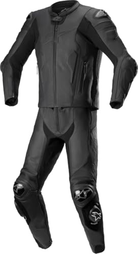 Alpinestars Missile V2 Tuta in pelle della moto a due pezzi, nero, 50