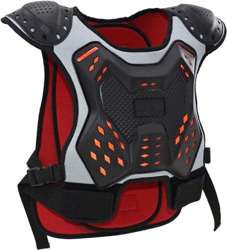 Kcolic Gilets De Course Colonne Vertébrale Armure De Protection Équipement De Protection Cyclisme Moto Gilet Ski Équitation Skateboard Poitrine Dos Protecteur Anti-Chute Équipement M.