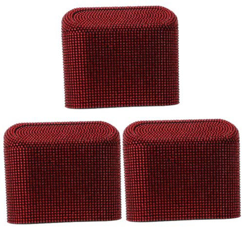 3 pièces Poubelle Mini Poubelles Poubelle Automatique pour Voiture Mini Poubelle pour Voiture Chambre à Coucher Bidon d'huile Mini Organisateur de déchets Automobiles Poubelle pour Voiture Rouge