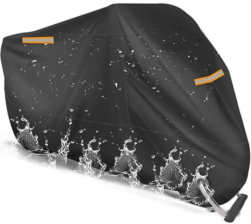 XTRDGHUG Motorrad Abdeckplane, für Triumph Motorrad Schutzhülle Wasserdicht Winterfest,XXXL