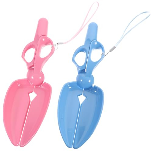 Mipcase Raccoglitore per Feci Animali Domestici Design a Forbice, Plastica Resistente, Funzionamento Mano, per Viaggi e Passeggiate Colore Casuale