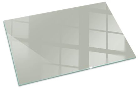 Panel Protección para Chimenea 100x70 cm Decoración de la Sala de Estar Cristal Templado Chispas y Arañazos Protector Resistente a Altas Temperaturas Protector de Suelo - Color Gris-Verde