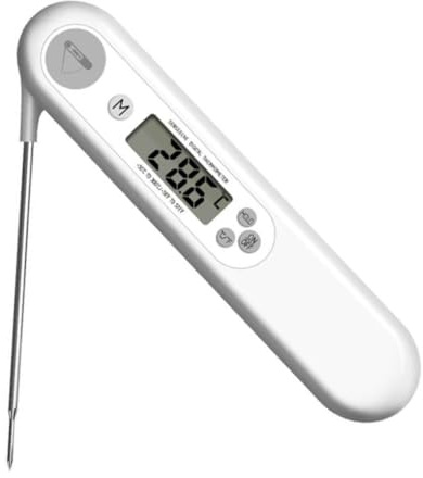 SMASOLO Termometro per Carne e Bbq Termometro con Schermo Illuminato Portatile e Resistente per Grigliate Amanti Del Barbecue e Regali per La Famiglia