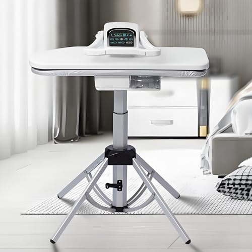 Smart Steam Press, 2200W Heat Press Machine with Adjustable Height Stand, 5 Temperatures, Supports Wet and Dry Ironing, Removes Wrinkles in 1 Minute