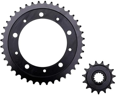 Moto Piñon Delantero Kit de Rueda Dentada de Cadena Delantera y Trasera para Honda CBR400 NC29 CBR400RR CBR 400 MC29 Piñón de Cadena