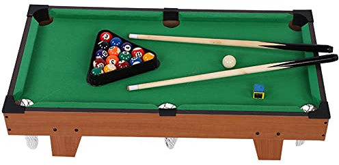 Leapiture Mini Tavolo da Biliardo Set da Biliardo da Snooker Portatile Tavolo da Biliardo da Tavolo Tavolo da intrattenimento per Famiglie per Sport al Coperto