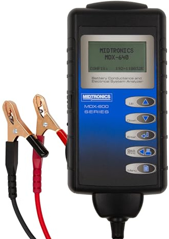 Midtronics MDX 640-6V & 12V Digital Battery Conductance & Electrical System Analyzer Battery Tester - Testing for Automotive, Motorcycle & More