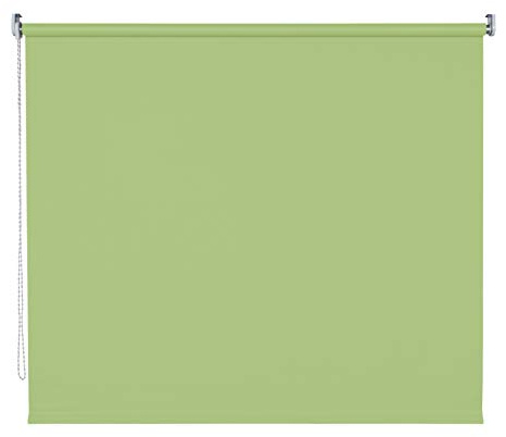 deko-raumshop Tageslichtrollo Seitenzugrollo Kettenzugrollo Rollo Vorhang lichtdurchlässig Blickdicht Farbe Blattgrün Breite 60-200 cm Sonnenschutz Sichtschutz Montage Wand und Decke (200 x 180 cm)