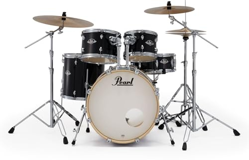 Exx 5-teiliges Drumset 2016b/1007t/1208t/1414f/1455s w/hw&cymb Weisen